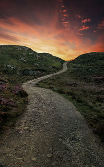 Pretty sunset in southern Ireland by Jarek Blaminsky