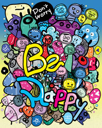 Don't worry Be Happy doodle by Cindy Shim