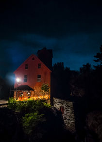 The Old Red Mill at Night by James Aiken