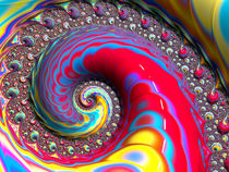 Colorful Snail by Elisabeth  Lucas