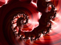 Sunlit Red Spiral von Elisabeth  Lucas
