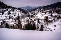 Spania Dolina in winter by Zoltan Duray