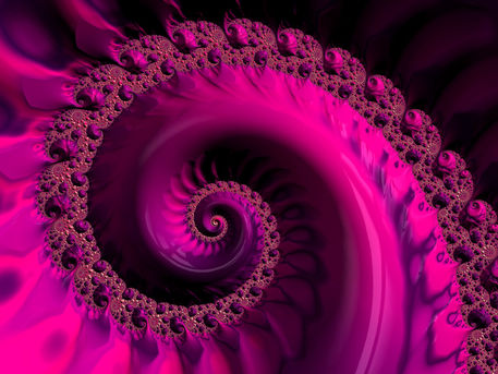 Glowing-pink-spiral