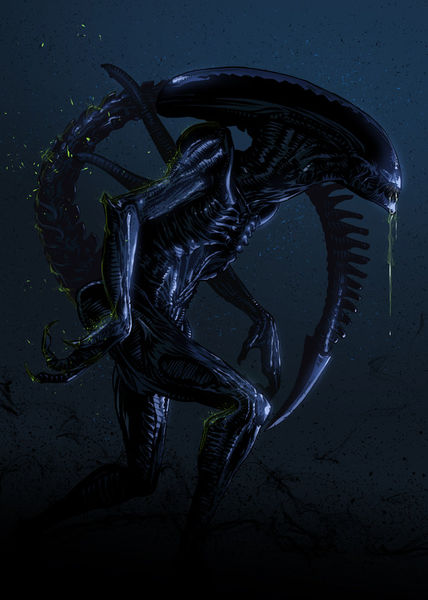 Alien-xenomorph-displate