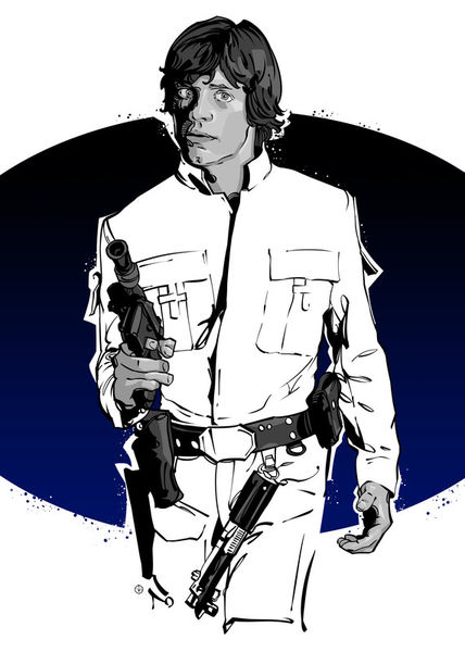 Luke-skywalker-displate