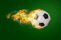 brennender Fußball von ollipic