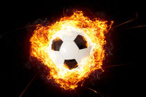 brennender Fußball von ollipic
