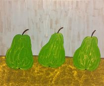 Three pears on the table by giart