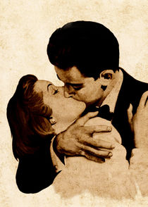 Kiss Vintage Romance by bluedarkart-lem