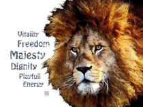 Power Animal Lion von Astrid Ryzek