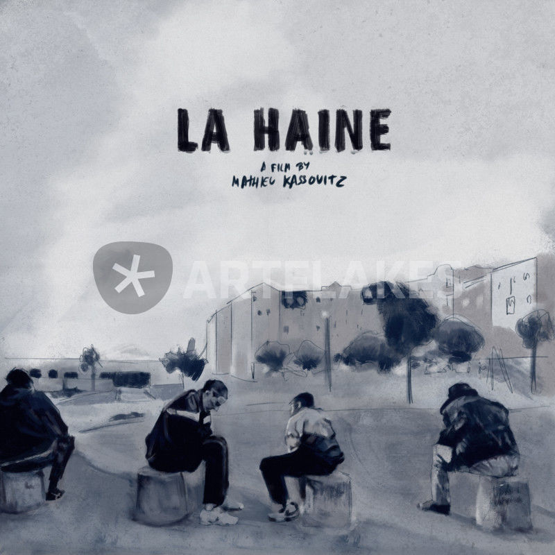 Heap of Popular On a daily basis La Haine" Digital Art art prints and posters by artwarriors - ARTFLAKES.COM