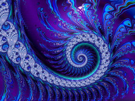 Attractive-indigo-spiral