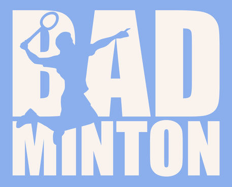 Badminton-word-cutout