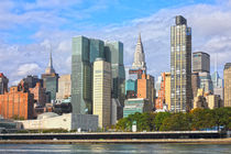 Skyline von Midtown Manhattan mit dem Chrysler Building by Rainer Grosskopf