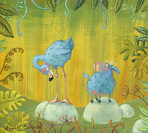 Fühlinchen und Flamingo by Annette Swoboda
