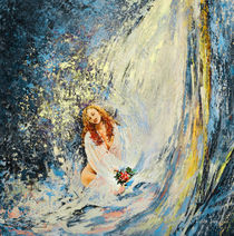 The Girl Under The Waterfall von Miki de Goodaboom