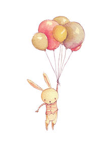 Flying Bunny by Mike Koubou
