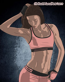 Fitness Woman VI by mixedmarcelarts