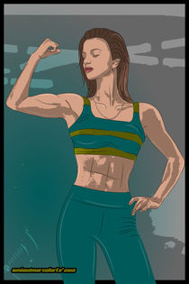 Fitness Woman V by mixedmarcelarts