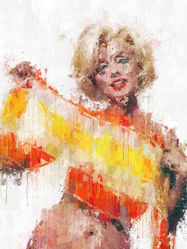 Marilyn Painting von Leonardo  Gerodetti