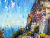 'Amalfi Coast Painting' by Leonardo  Gerodetti