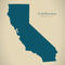 Modern-map-usa-california