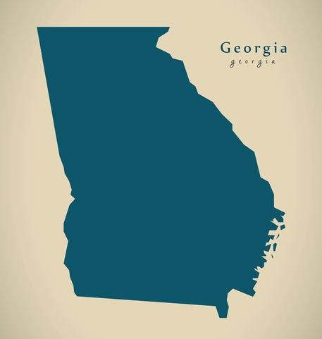 Modern-map-usa-georgia