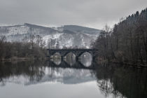 Eisenbahnbrücke von Simone Rein