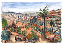 'Blick ins Kidrontal, Jerusalem' by Hartmut Buse
