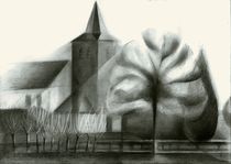 The protestant church at De Ooij, Gelderland, Netherlands - 27-01-16 von Corne Akkers