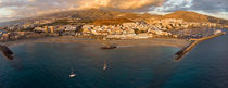 los cristianos, Tenerife. from the air, aerial photo by Raico Rosenberg