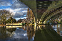 Beneath Reading Bridge von Ian Lewis