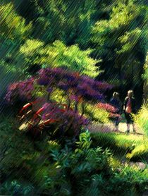 The Japanese garden 1 (2014) by Corne Akkers