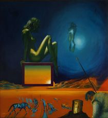 Loving the alien (2011) (sold) by Corne Akkers