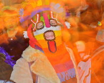 Handmade Horror - Mann mit gestrickter Maske von Edgar Lück
