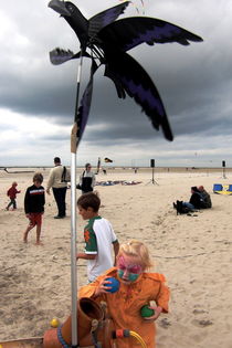 Black Bird on the Beach von Edgar Lück