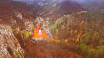 Village Svaty Jan pod Skalou in autumn by Tomas Gregor
