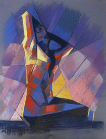 Cubistic nude (06) (2013) by Corne Akkers
