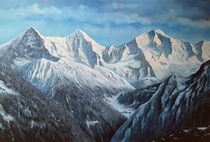 Eiger, Mönch und Jungfrau by Albert Berchtold