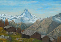 Alp Tufteren Zermatt by Albert Berchtold