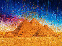 Pyramids in ink von Leonardo  Gerodetti