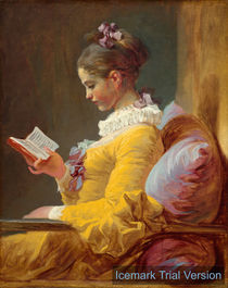 Jean-Honoré Fragonard Young Girl Reading by artokoloro