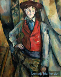 Paul Cézanne, Boy in a Red Waistcoat von artokoloro