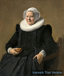 Frans Hals, Portrait of an Elderly Lady by artokoloro