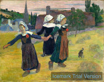 Paul Gauguin, Breton Girls Dancing by artokoloro