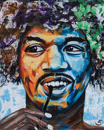 Jimi Hendrix by Eva Solbach