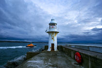 Maritime lighthouse blue hour by Steve Mantell