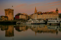 Sunrise over La Rochelle harbour by Steve Mantell
