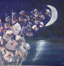 Moon flowers by Beate Horváth