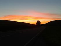 Road to the sunset von Beate Horváth